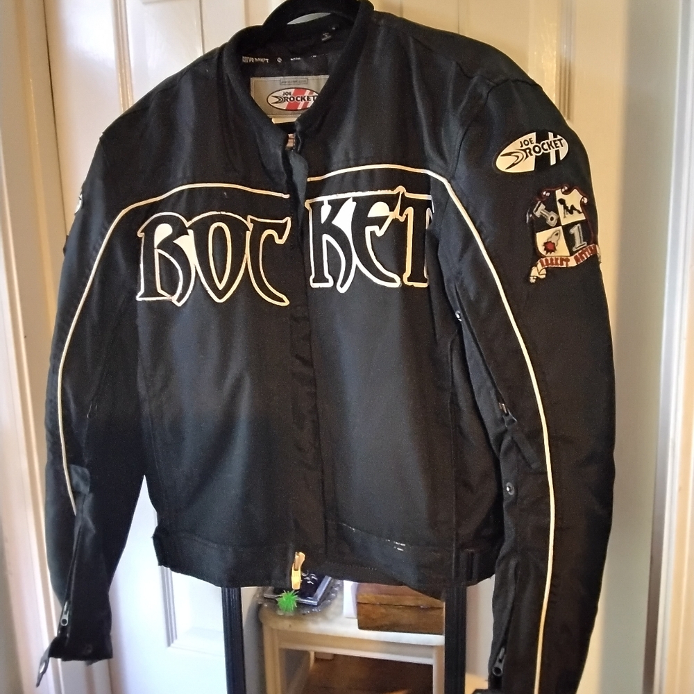 Joe Rocket Black Motorcycle Jacket